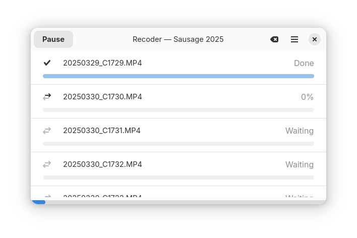 Screenshot of Recoder